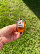 Coffee Fuel IV Bag Badge holder |Blood Transfusion Badge Reel, IV bag Badge Reel, Phlebotomy badge reel, nursing school graduation gift