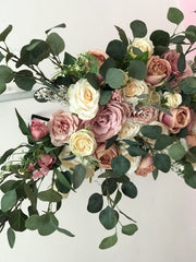 Wedding arch, Flower Arch, Wedding flower arch, Flower swag, Floral swag, Arch swag, Flower arbor, Chuppah flowers, Boho wedding decor