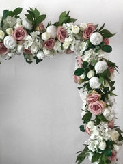 Dusty Pink Flower garland, Mauve Flower garland, Pink Floral Garland, Mauve Wedding garland