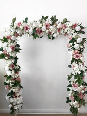 Dusty Pink Flower garland, Mauve Flower garland, Pink Floral Garland, Mauve Wedding garland