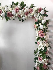 Dusty Pink Flower garland, Mauve Flower garland, Pink Floral Garland, Mauve Wedding garland