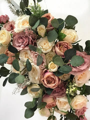 Wedding arch, Flower Arch, Wedding flower arch, Flower swag, Floral swag, Arch swag, Flower arbor, Chuppah flowers, Boho wedding decor