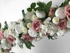 Dusty Pink Flower garland, Mauve Flower garland, Pink Floral Garland, Mauve Wedding garland