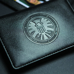 Shield Agents ID Card, S.H.I.E.L.D. Agents Wallet with Metal Badge, ID Card Holder, TV Show Cosplay Movie Props Replica