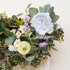 6 ft Blue And White Eucalyptus Wedding Garland