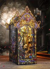 Phantom Law of the Night: DIY Magic Booknook - Craft Your Own Mysterious Enchantment,Cute Gifts, Diorama,Desk Decoration,Book Nook Diorama