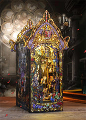 Phantom Law of the Night: DIY Magic Booknook - Craft Your Own Mysterious Enchantment,Cute Gifts, Diorama,Desk Decoration,Book Nook Diorama