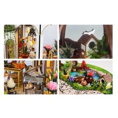 Hanging Garden,Miniature House,Miniature Dollhouse,Diy Dollhouse,Kid Craft,Book Nook,book lover gift,bookshelf,bookshelf decor,book nook kit