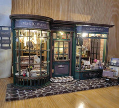 Magic Dollhouse,book lover gift,library,bookshelf,bookshelf decor,nook,book nook kit,gift for him,gift for her,Easy Assembly Model,puzzle