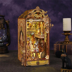 Tracing the mysteriohs city,book nook kit,diy nook,booktok,book room decor,Diy kits,assembled book nook,diy dollhouse,gift for him