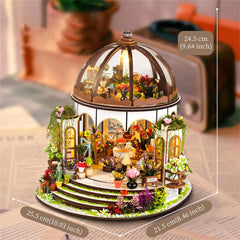 Hanging Garden,Miniature House,Miniature Dollhouse,Diy Dollhouse,Kid Craft,Book Nook,book lover gift,bookshelf,bookshelf decor,book nook kit