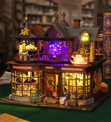 Magic forest,Booknook,book lover gift,bookshelf,diy book nook,bookshelf decor,diorama,Gift for her,Gifts,Halloween,Creative Desktop