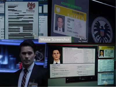 Agents of S.H.I.E.L.D. Secret File & ID Cards Paper Props TV Show Movie Props Replica