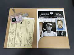 Captain America File Steven Rogers S.H.I.E.L.D. Secret File Paper Props Movie Props Replica