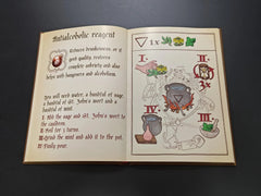 Kingdom Come Deliverance Potion Book Henry Alchemy Guide KCD2 Journal Props