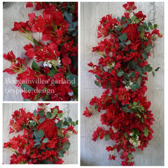 Bougainvillea Magenta Garland，Red