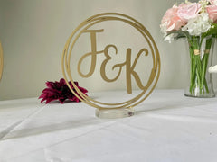 Engagement Party Sign Couples Initials, Table Decor Centerpiece, Wood and Not Cheap Cardboard. Chattanooga