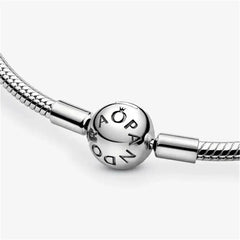 S925 Sterling Silver Pandora Moments Snake Link Necklace,Pandora Charm Necklace,Gift for Her