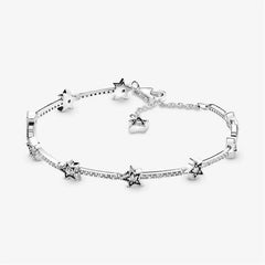 Pandora Celestial Stars Bracelet,S925 Sterling Silver Charm Bracelet,Gift for Her