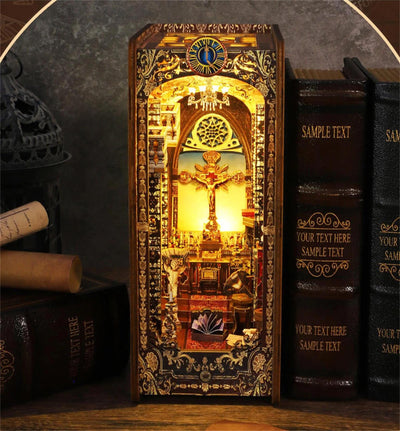 The Covenant Church,Booknook,Diorama,Desk Decoration,Book Nook Diorama,Diy Kit,Birthday Gifts,Book Nook Diorama,Gift for kids,DIY Booknook