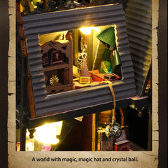 Luna Enchantment DIY Magic House Miniature Kit: Create Your Own Whimsical Wonderland!Miniature Dollhouse,Diy Dollhouse,Kid Craft,Book Nook